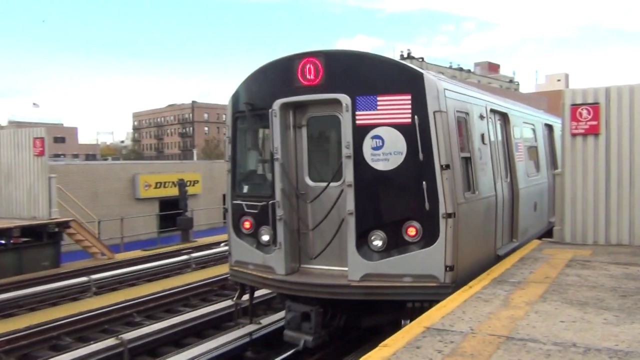 Mta R160b MTA Subways - Kawasaki R160B #8838 on the (Q) departing 30th Avenue ...