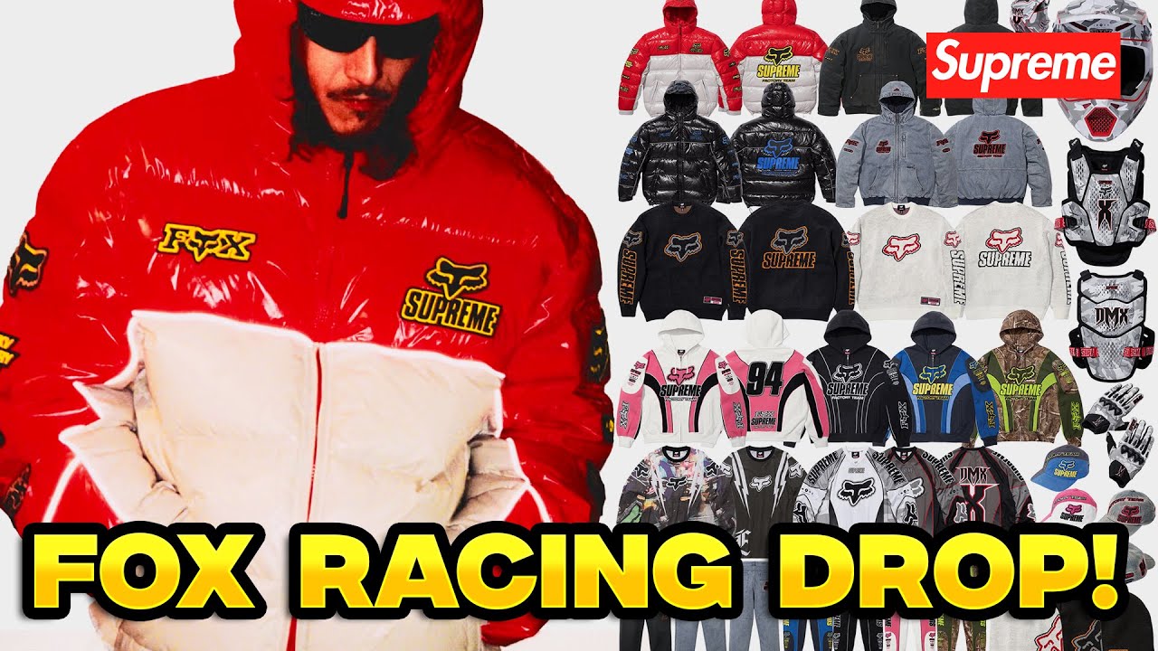 FOX RACING COLLABORATION IS HERE! SUPREME FW25 WEEK 9 DROP REACTION!