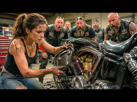 She Fixed a “Cursed” Bike — Then 70 Hells Angels Discovered What Was Hidden Inside