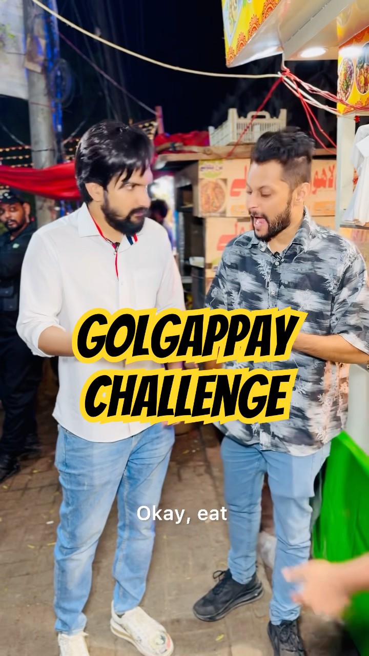 Kya ap 12 golgappay 1 minute main kha sakte ho?? challenge hai? Salman Noman❤️ #shorts