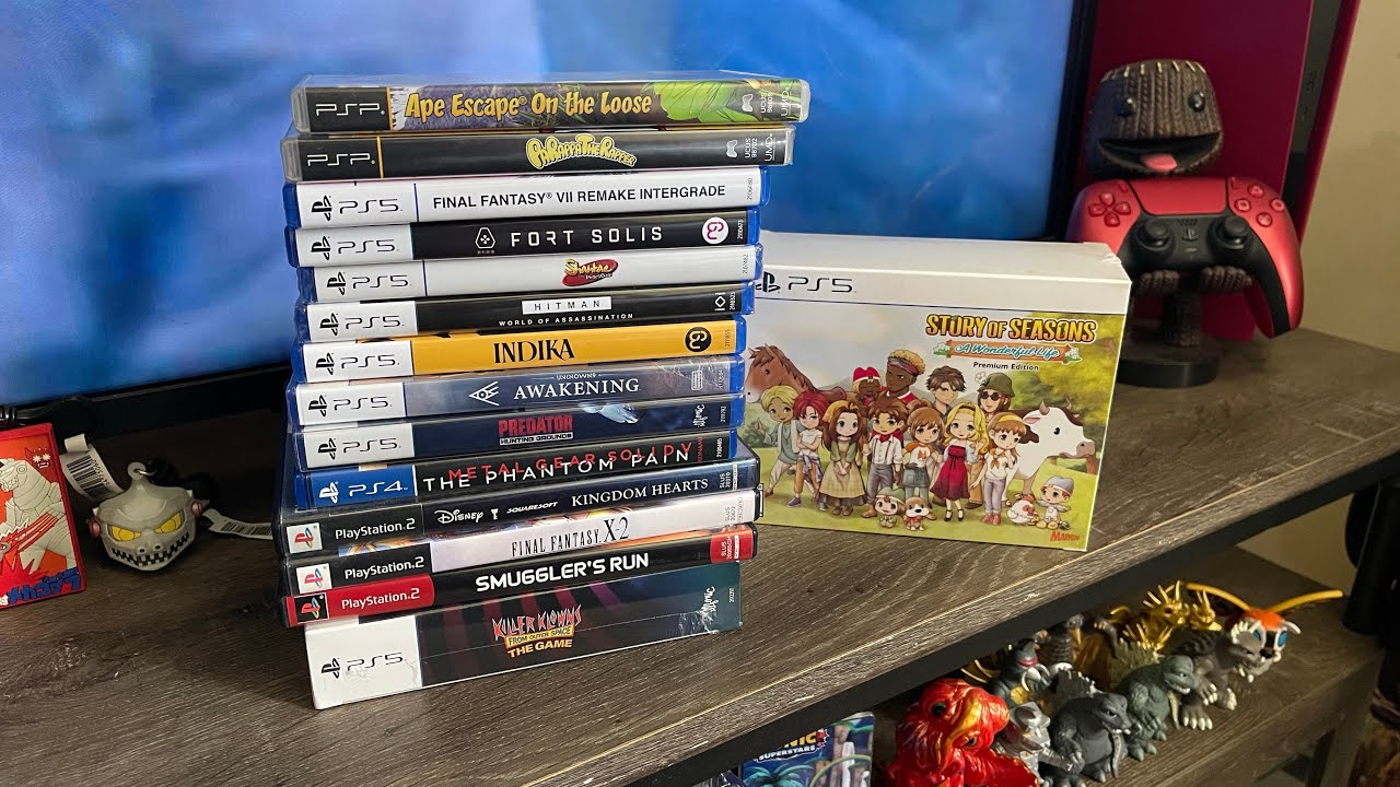 Massive PlayStation Haul! PS5,PS4,PS2,PSP & Rare Story of Seasons Edition