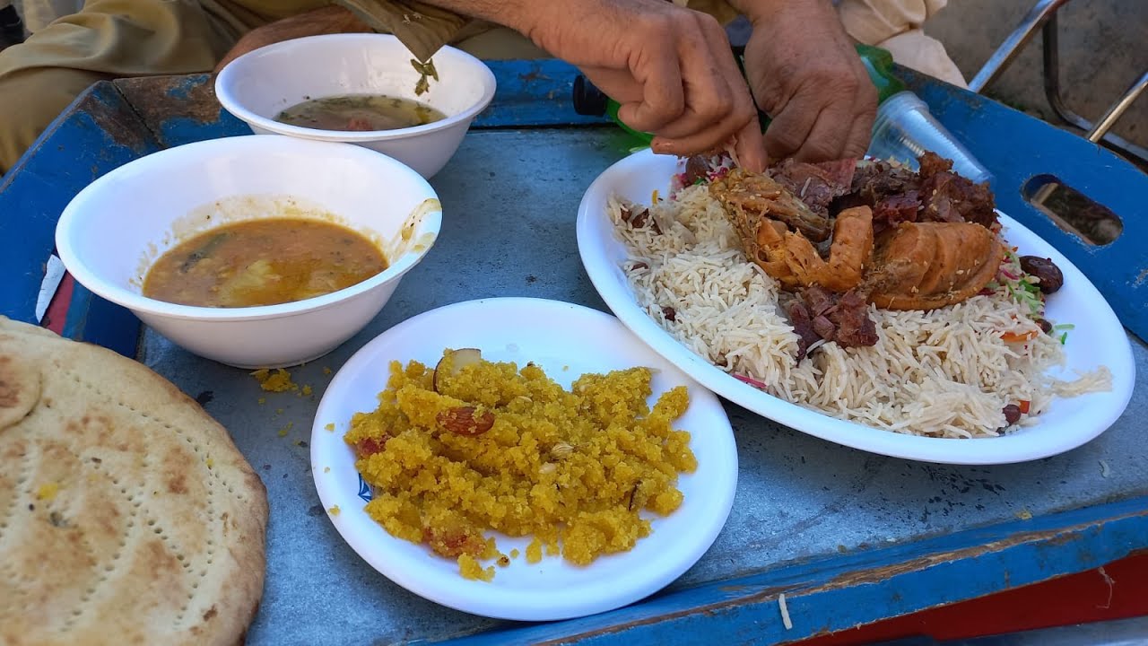 Traditional Pakistani 🇵🇰 🇵🇰  Wedding WALEEMA Tray | Pulao Halwa and Fried Chicken is must
