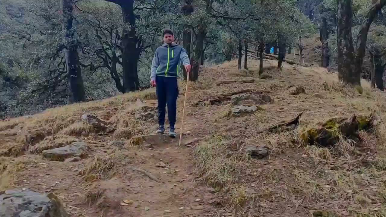 downhill hike from nag tibba summit