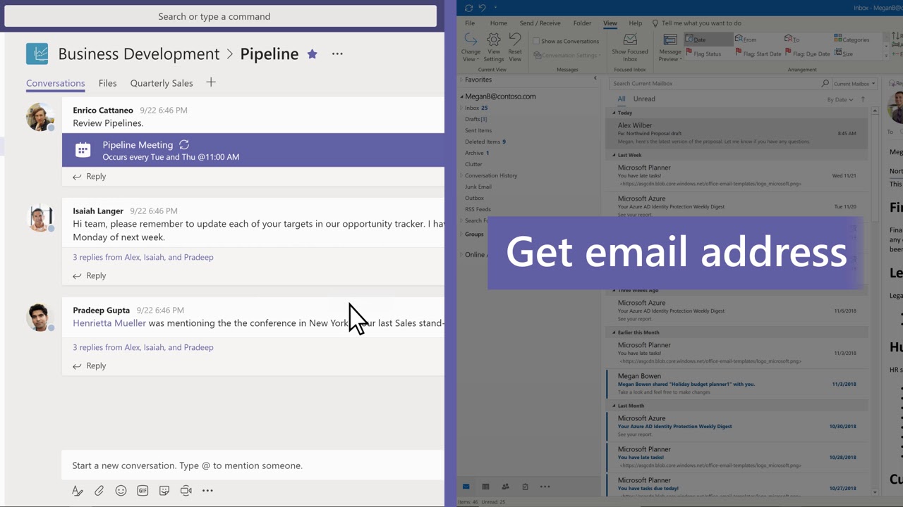 Send Email to a Channel