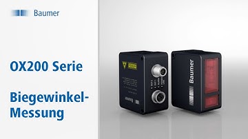 Baumer |  Smarte 2D-Profilsensoren | Messung des Biegewinkels eines Metallobjektes