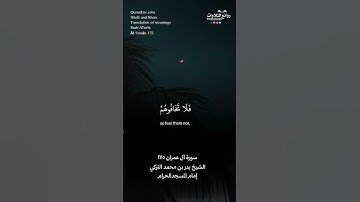 ( إنما ذلكم الشيطان يخوف أولياءه … ) | سورة آل عمران ١٧٥ || الشيخ #بدر_التركي