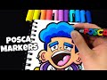 Drawing my own character with posca markers shorts