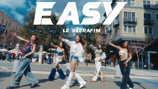 [KPOP IN PUBLIC] LE SSERAFIM (르세라핌) - ‘EASY’  One Take Dance Cover by YRPowerX, San Francisco