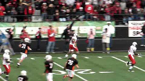Jermaine Edmondson Intercepts Pass of Deflection
