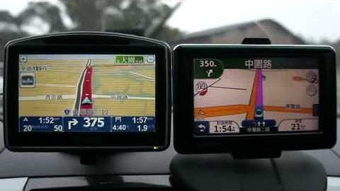 TomTom GO 630 vs Garmin nuvi 1690 重新規劃速度比較