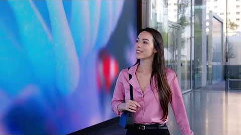 Interactive Corner-Wrapping Planar LED Video Wall That Redefines Scale