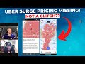 Uber Mystery Surge Is NOT A Glitch?! No Surge PRICING!