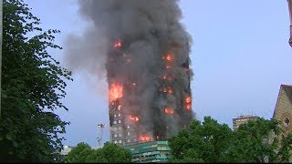 حريق يلتهم برجا سكنيا في لندن