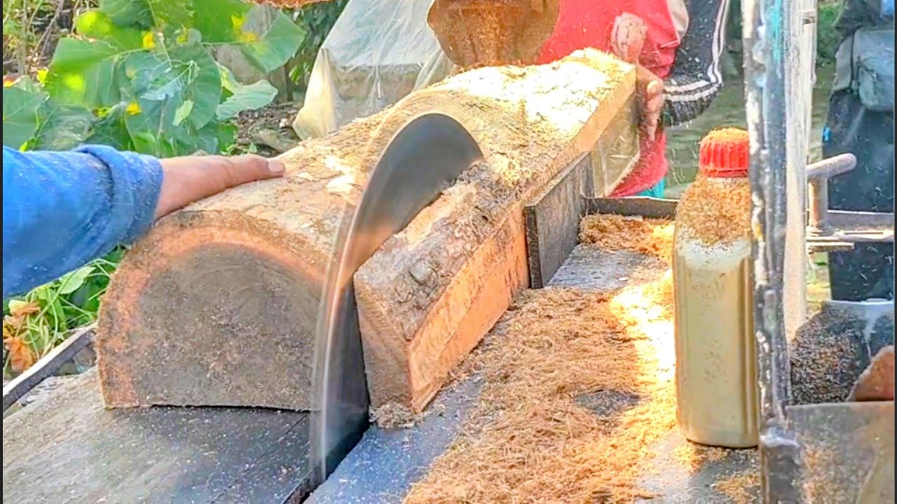 HANDAL PROFESIONAL !! Gergaji kayu jati kebun - mesin serkel rakitan