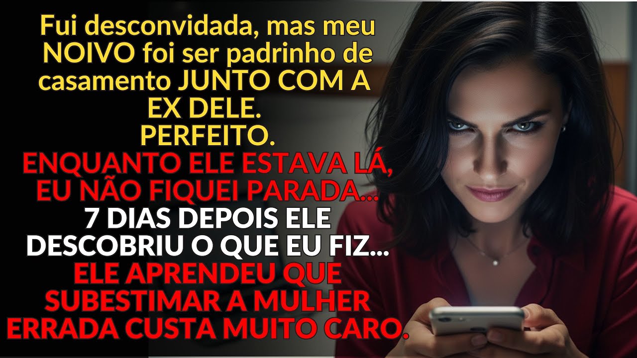 Fui desconvidada e meu NOIVO foi ser PADRINHO de CASAMENTO com a EX dele — 7 dias depois, ele...