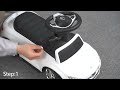 Installation Of Mercedes Benz Kids Ride On Toy Car 3 In 1 Push Car Stroller For Toddler TH17T0350 
