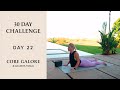 Glute Gains &amp; Core Yoga Workout | 30 Day Yoga Challenge