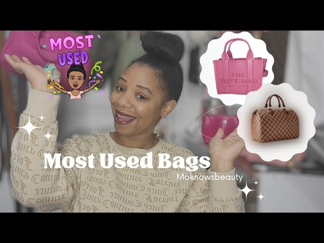 5 MOST USED BAGS OF 2022 Marc Jacobs, Louis Vuitton, MCM… 