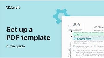How to set up a PDF template