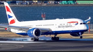 24 MINUTES Incredible HANEDA Plane Spotting with PERFECT SUNLIGHT (HND/RJTT)