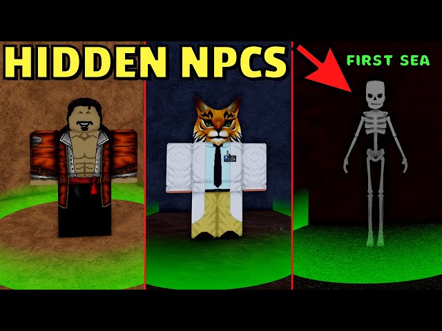 6 Secret NPCS That You Have MISSED in Second Sea! Blox Fruits! 