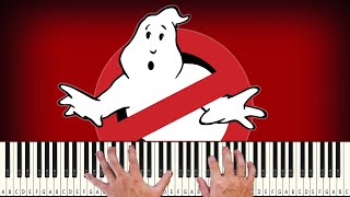 Ghostbusters Theme Song - PIANO TUTORIAL