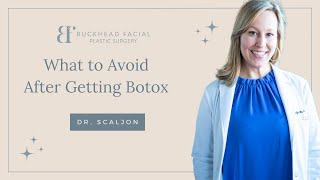 What to Avoid After Getting Botox