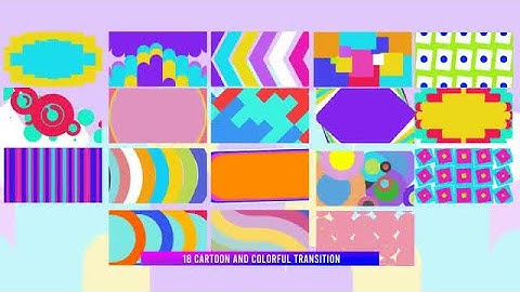 Colorful Transition Pack After Effects Templates