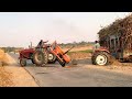 alghazi 65 hp tractor | fiat 640 tractor power | mf 375 tractor stunts | Nadeem Vlog |