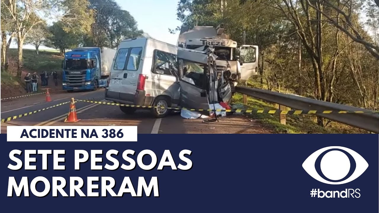 Acidente na BR-386 no norte do RS.