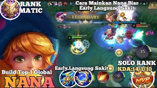 Party Kill Pakai Nana One Hit Demage, Build Nana Top 1 Global, Best Build For Nana Mobile Legends