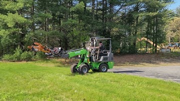 New 2024 Everun ER1000 Telescopic Wheel Loader with Forks, Bucket and Grapple