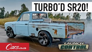 Turbocharged SR20 engine in this sleeper Datsun! The wildest farm bakkie ever?