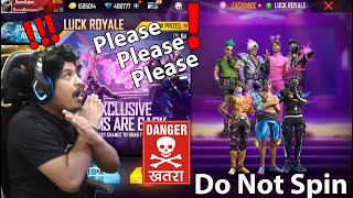 Please please please! Dont Spin⚠️ BTS Bundle New Luck Royale in Free Fire