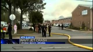 Navy jet crashes into apartments in Virginia