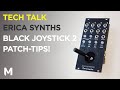 Detailed overview and patch ideas for the erica synths black joystick 2