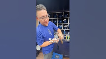 Who has the most bats? Who has the heaviest? Out Clubhouse Attendant Javi breaks it down! #dodgers