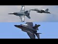 EA-18 Growler &amp; F-35C Demos 2023 Guardians of Freedom Air Show (Lincoln, NE)