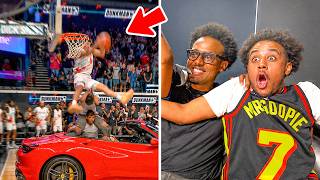 NBA Champion Dunks Over A Car