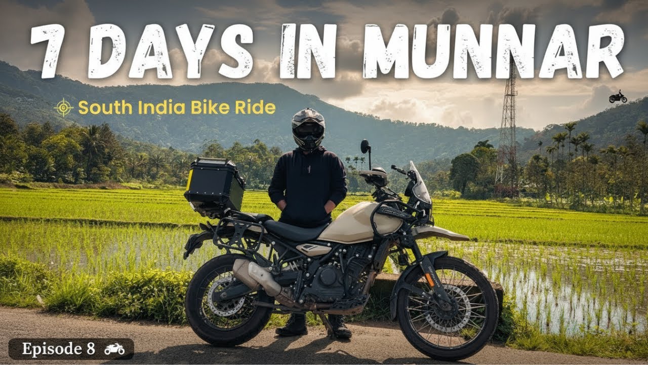 I Spent 7 Days in Munnar 🌿⛰️ | Solo Ride | Scenic Rides & Culture  ~ EP08 | South India Bike Ride