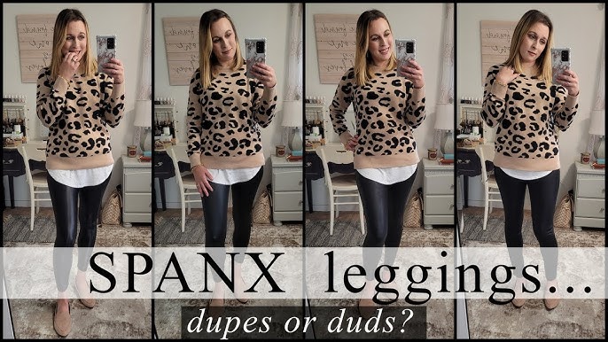 11 Outfits with Spanx Faux Leather Leggings