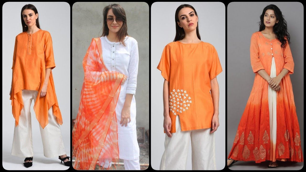 Orange Dress Materials - Buy Orange Dress Materials Online at Best Prices