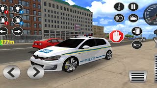Police Car Simulation GAME - 2021 | पुलिस कार से चोर का पीछा करने वाला खेल | Android Walkthrough HD screenshot 2