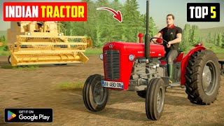 Top 5 Realistic Indian Tractor Games 2023 | Best Tractor Games For Android screenshot 2