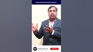 What is Horizontal Distribution Channel? - #shortvideo #principlesofmarketing  -Video@66