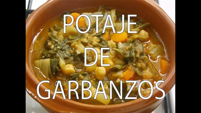 Garbanzos con chorizo 