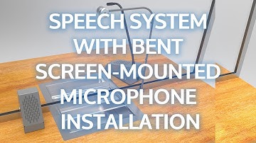 Window Intercom System with Bent Screen-Mounted Microphone – STS-K058 – Installation Guide