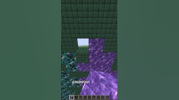 BLUE SMURF CAT Minecraft Build Loop? 🤯 #shorts