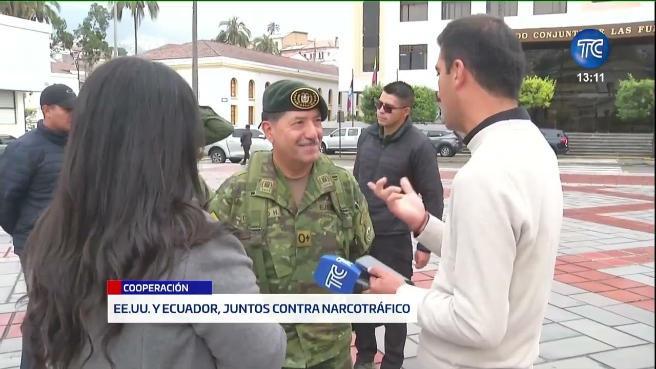 Operación conjunta entre Ecuador y Estados Unidos