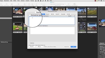 Grundlegende Editierfunktionen für Bild-Metadaten im GraphicConverter